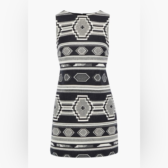 NWT Alice + Olivia Clyde Printed Cotton Minidress - Picture 3 of 6